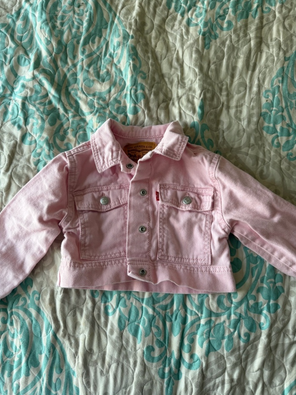 Levi's Light Pink Denim Jacket for Kids